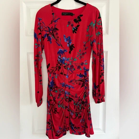 HOUSE OF HARLOW 1960 x REVOLVE Siri Dress in Red Fleur - Picture 2 of 5